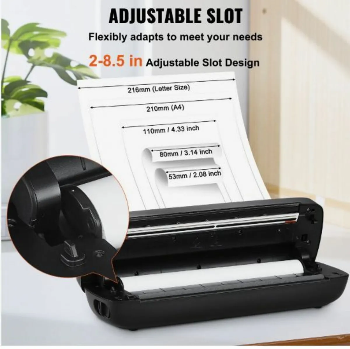 Portable Printer Wireless Inkless Printer 2600 mAh - Image 2