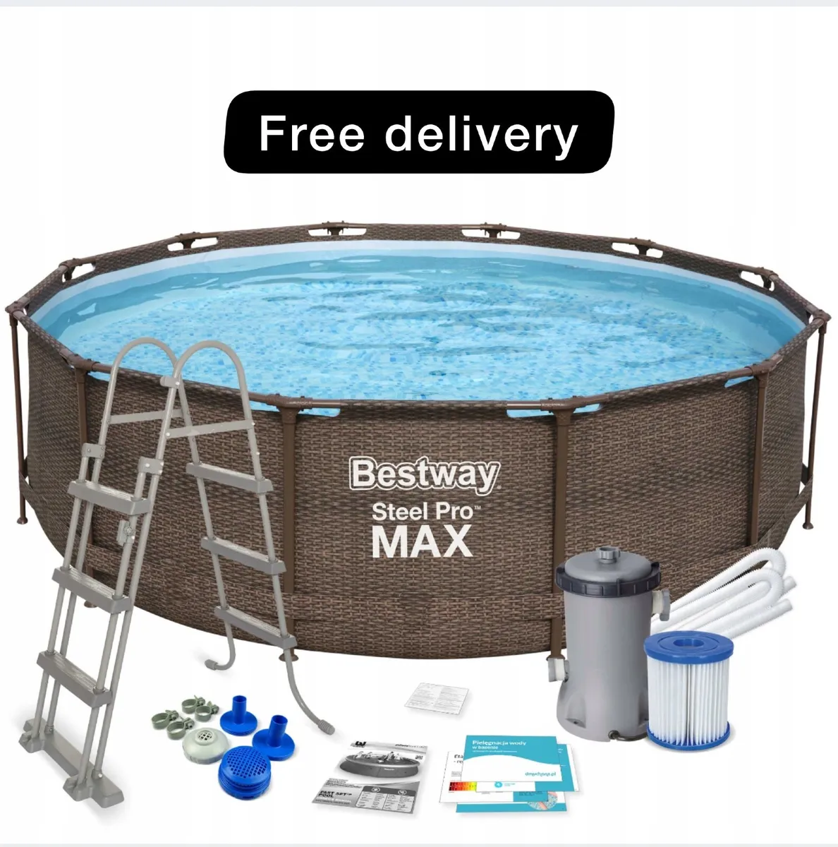 FRAME POOL 366x100cm BESTWAY SET 10in1 - Image 1