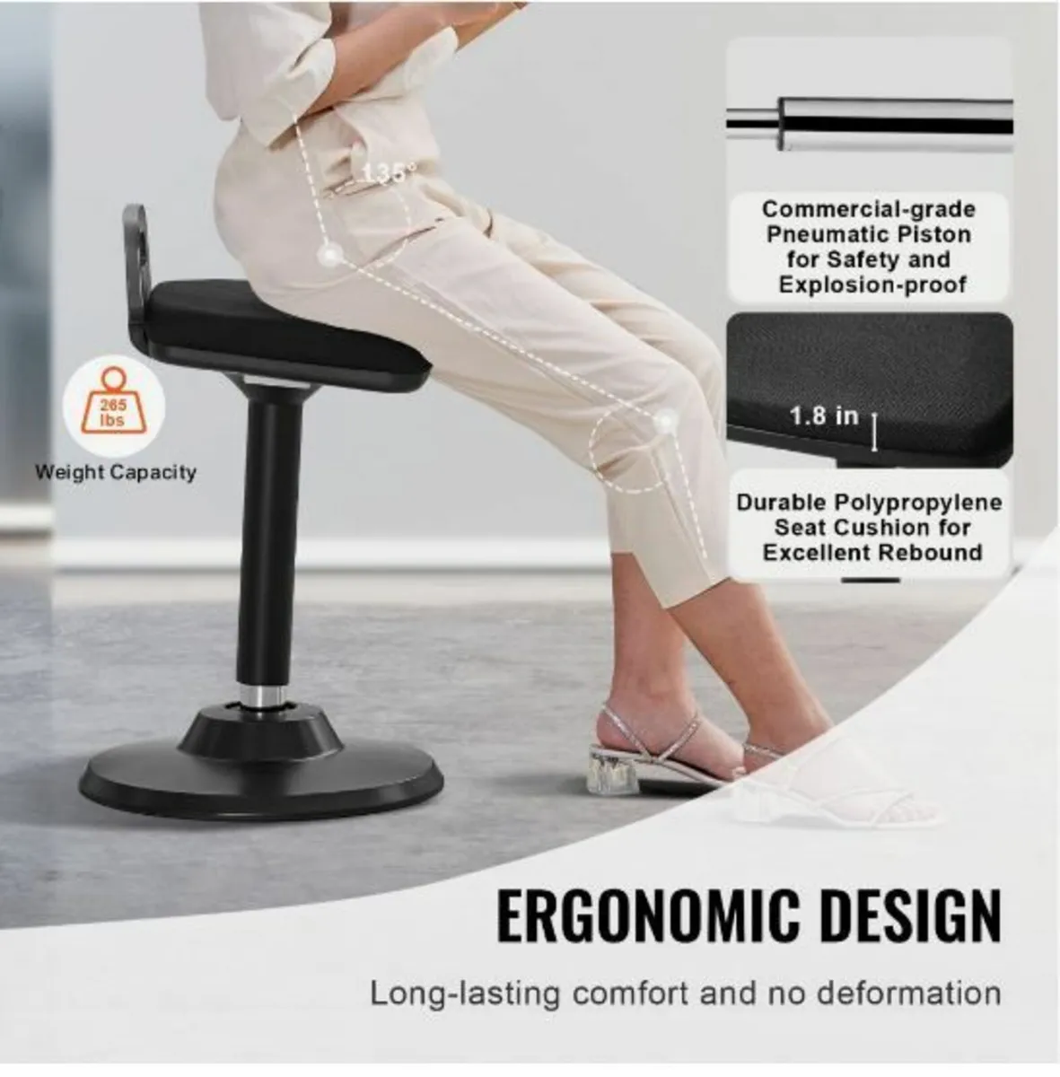 Wobble Chair Height-Adjustable - Image 3