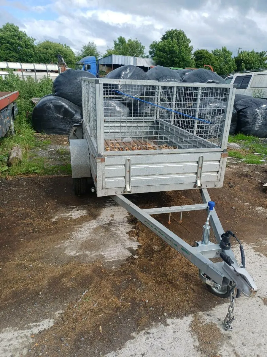 PAXTON 7X4 CAR TRAILER GALVANISED HIGH CREELS - Image 3
