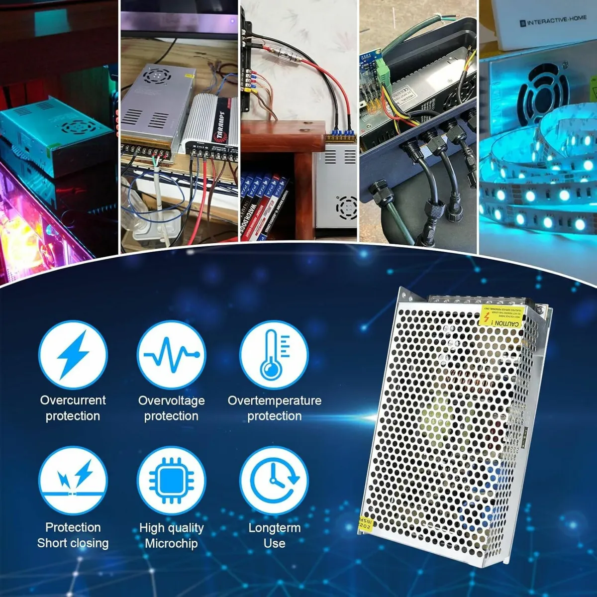 220V to 12V 20A Power Adapter AC to DC 240W - Image 4