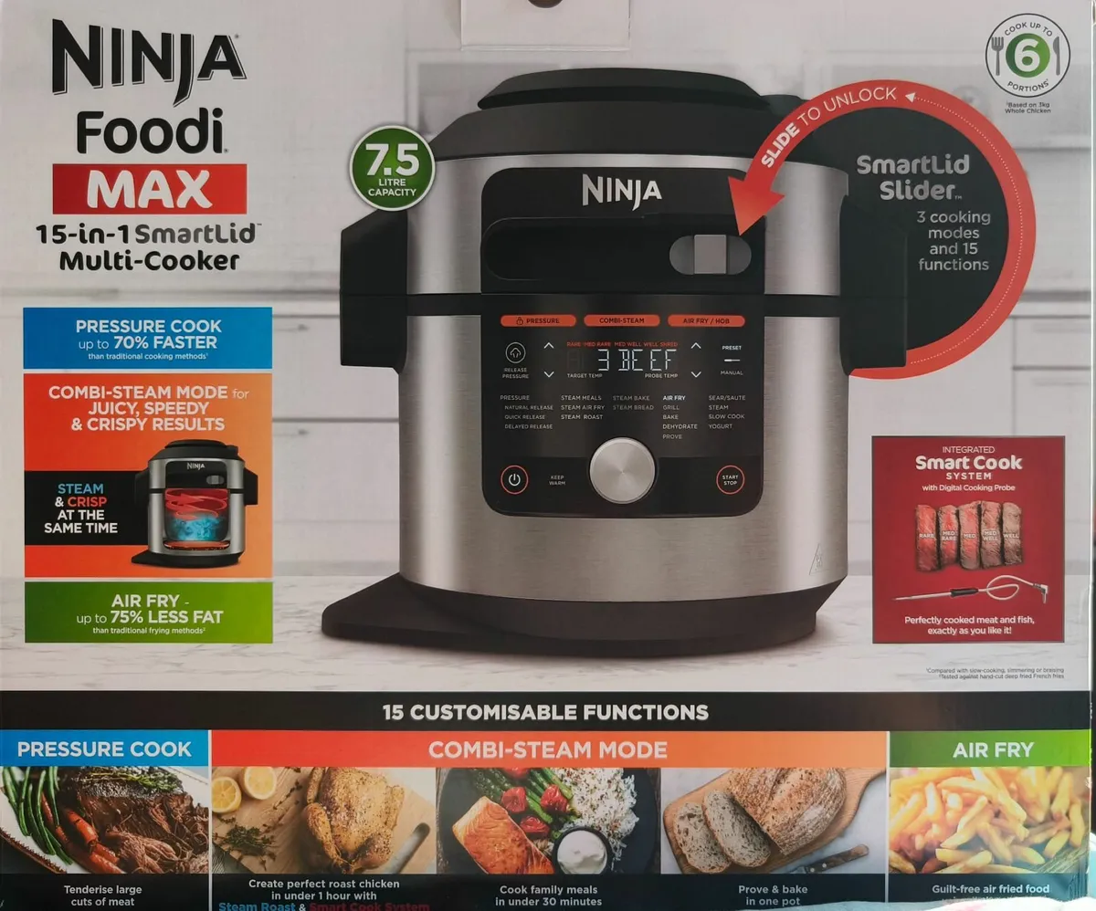 Ninja Foodi Max 15 in 1 Smartlid multi-cooker - Image 1