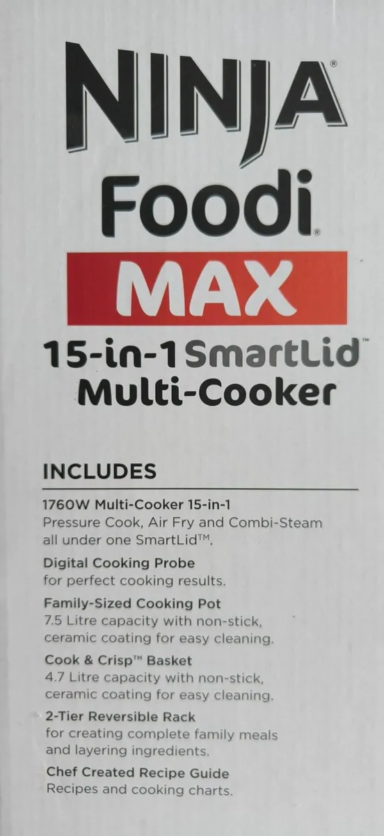 Ninja Foodi Max 15 in 1 Smartlid multi-cooker - Image 3