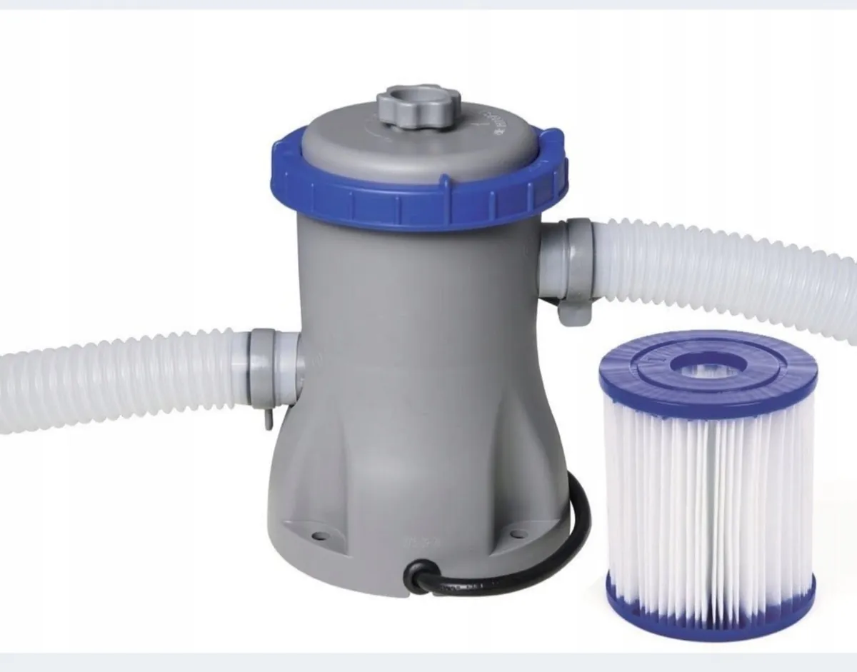 POOL RACK WITH PUMP Bestway 366 x 366 SET COVER MA - Image 3