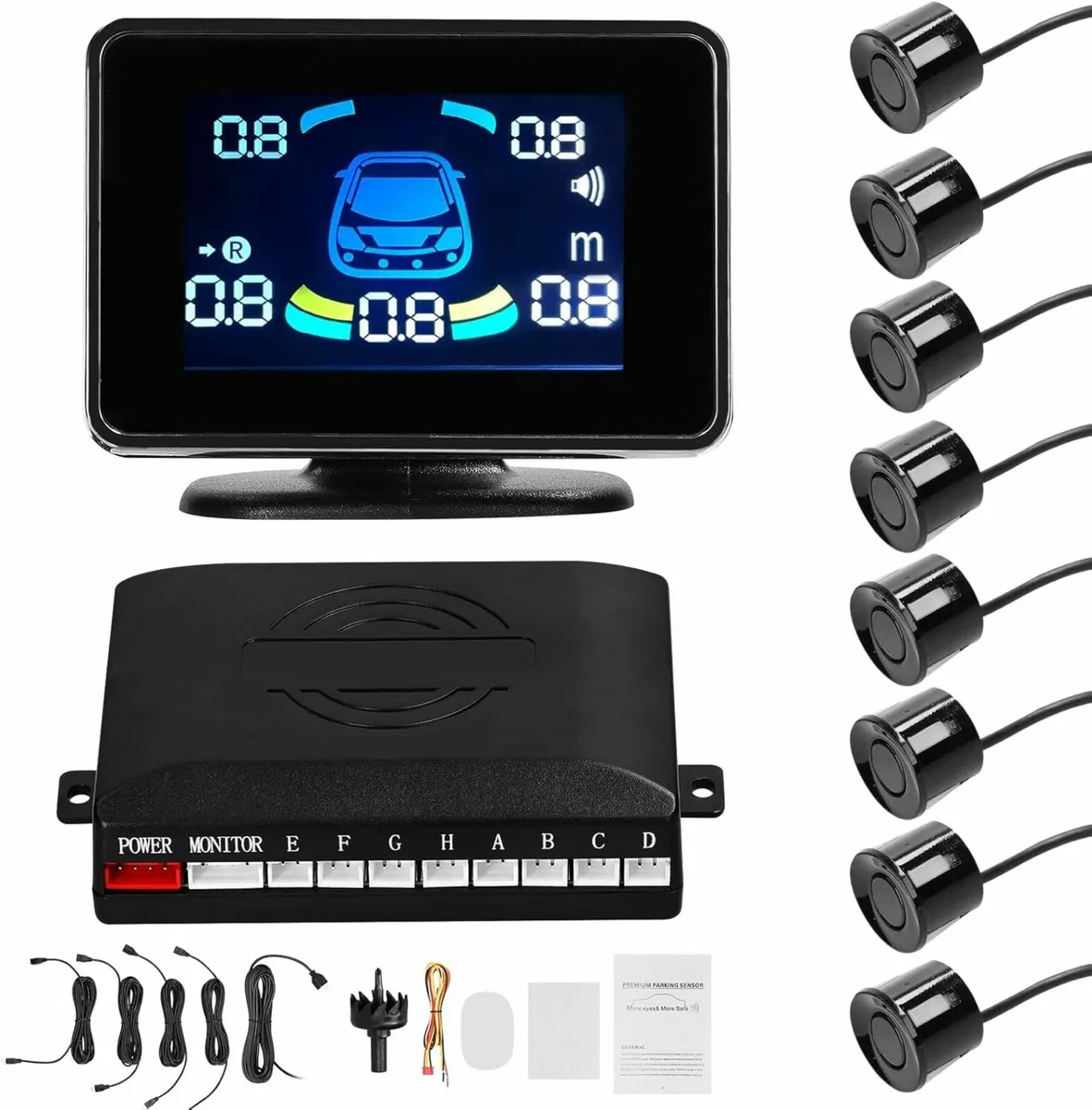 Car Parking Sensors Front & Rear Reversing Sensors