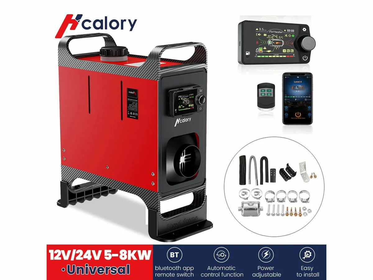 New HCALORY Heater 5-8KW Bluetooth App - Image 2