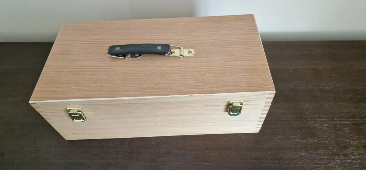 Wooden Artists box with supply of consumables - Image 2