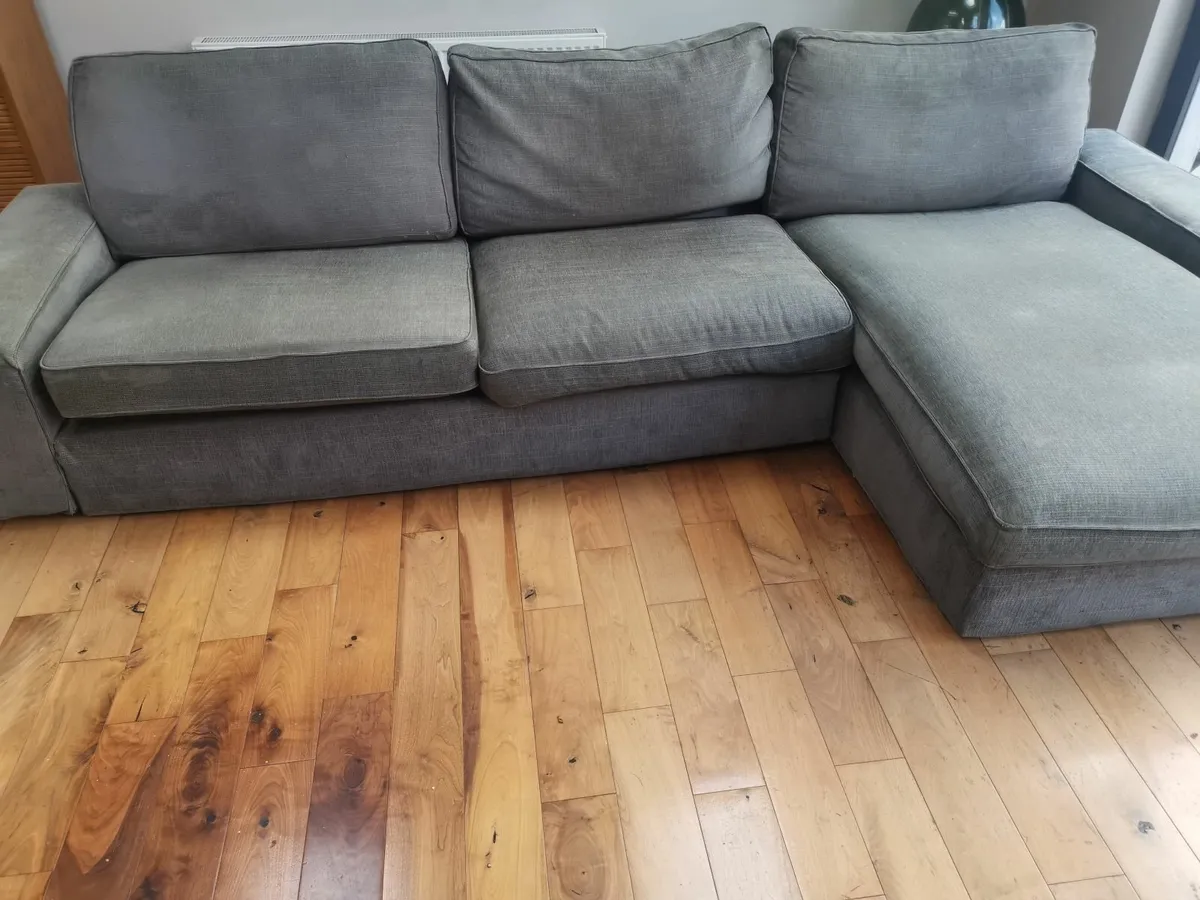 2 Matching grey sofas €600 - Image 2
