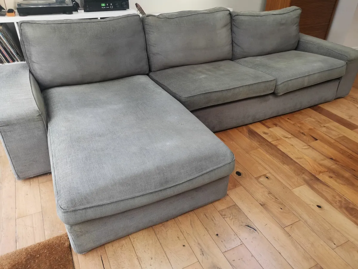 2 Matching grey sofas €600 - Image 3