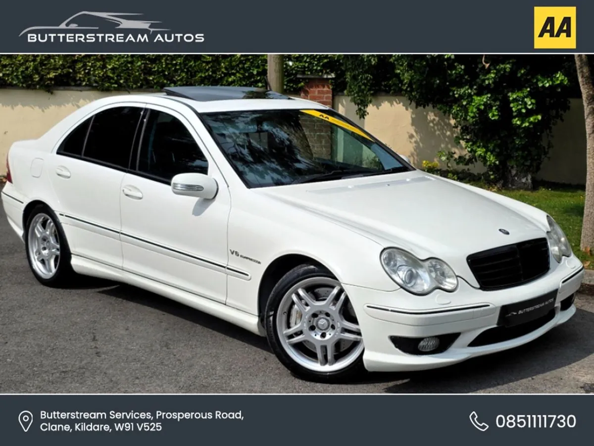 Mercedes-Benz C-Class C32 AMG Auto FSH Rare Car - Image 1