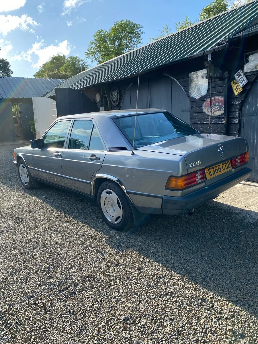 Mercedes Benz 190e low mileage Irish plates - Image 2