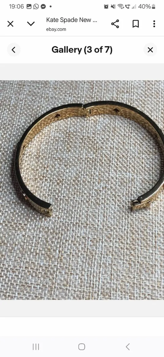 Kate spade,spot the spade bangle gold - Image 1