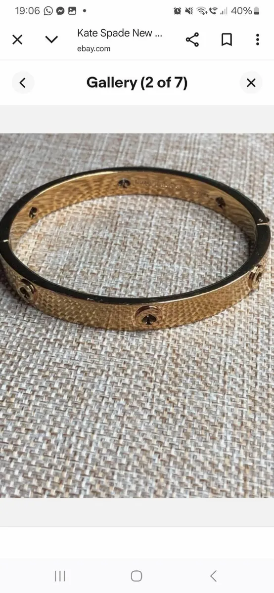 Kate spade,spot the spade bangle gold - Image 2