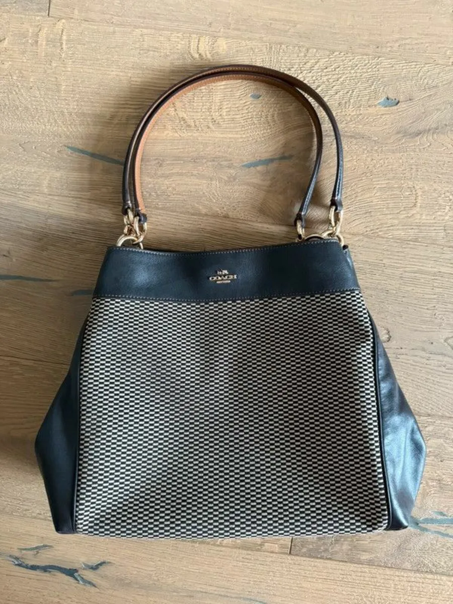 Black Coach handbag - Image 1