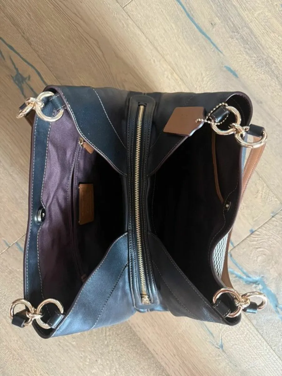 Black Coach handbag - Image 2