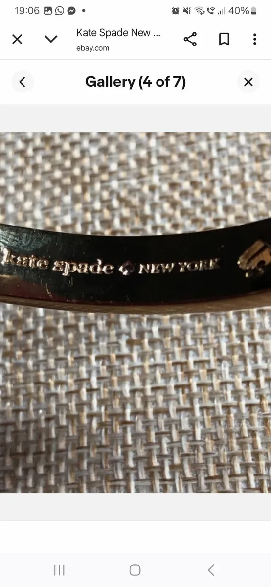 Kate spade,spot the spade bangle gold - Image 4