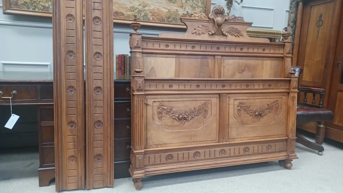 French antique bed Henry II - Image 4