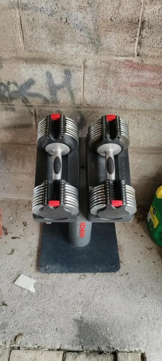 Weider Interchangeable dumbells - Image 1