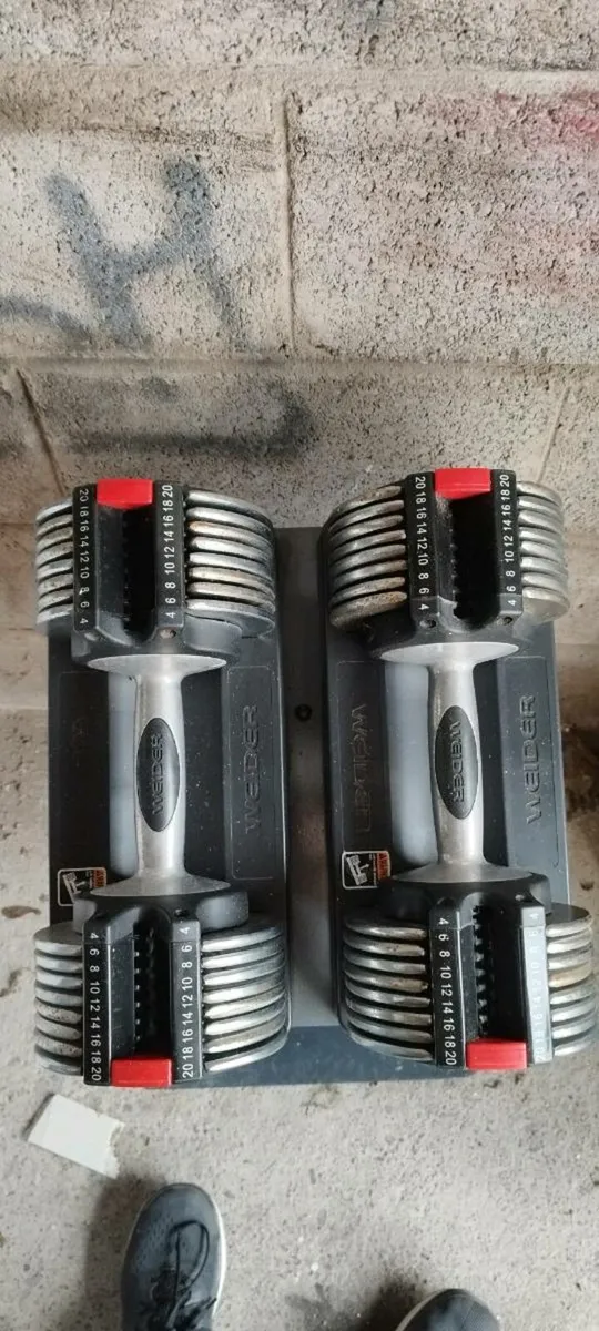 Weider Interchangeable dumbells - Image 3