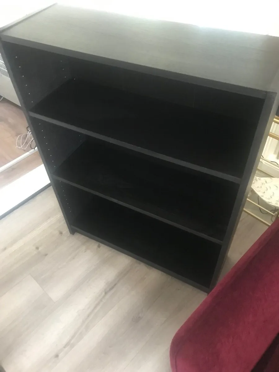 Ikea black bookcase - Image 1