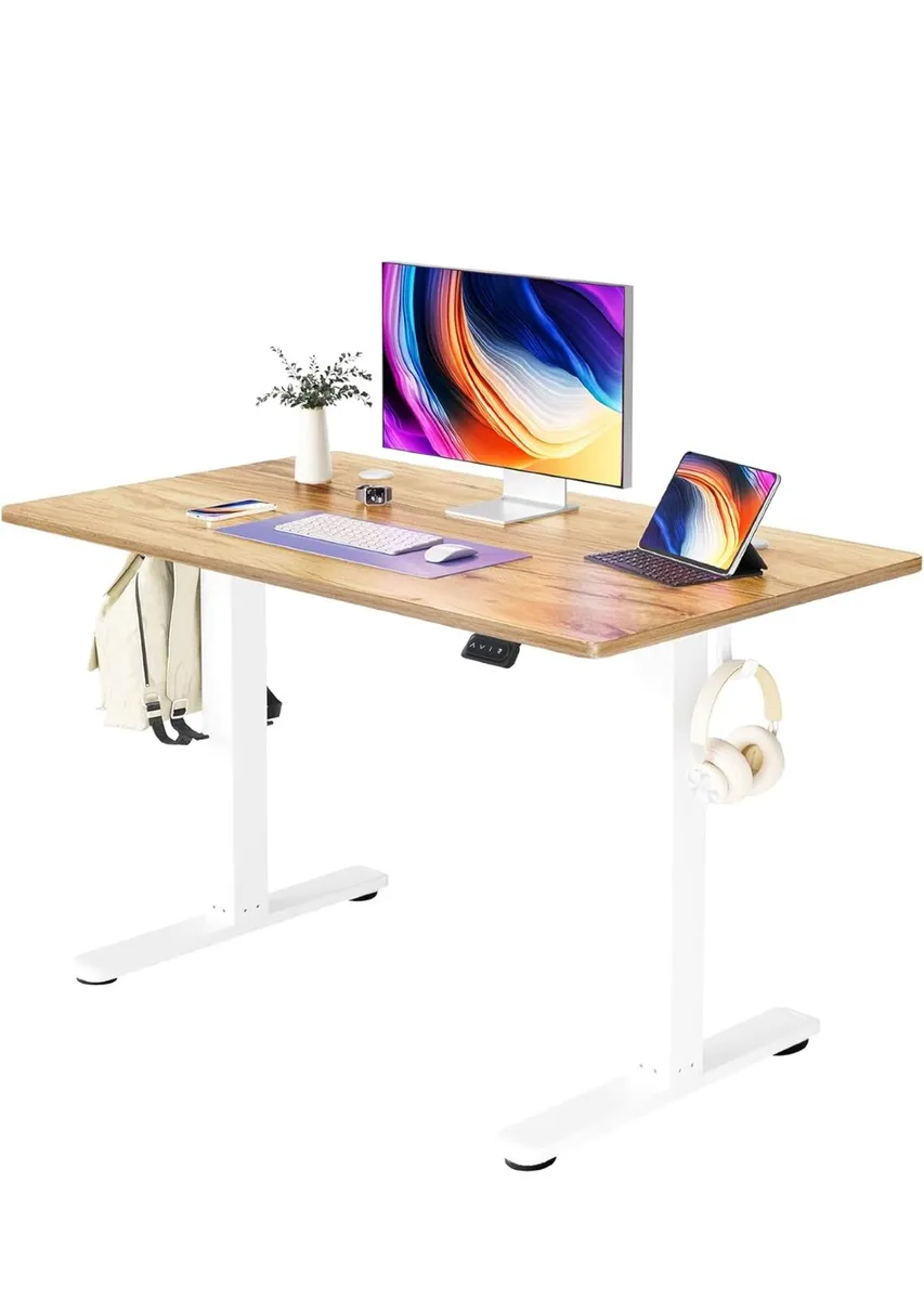 100 x 60cm Electric Height Adjustable Standing Des - Image 3