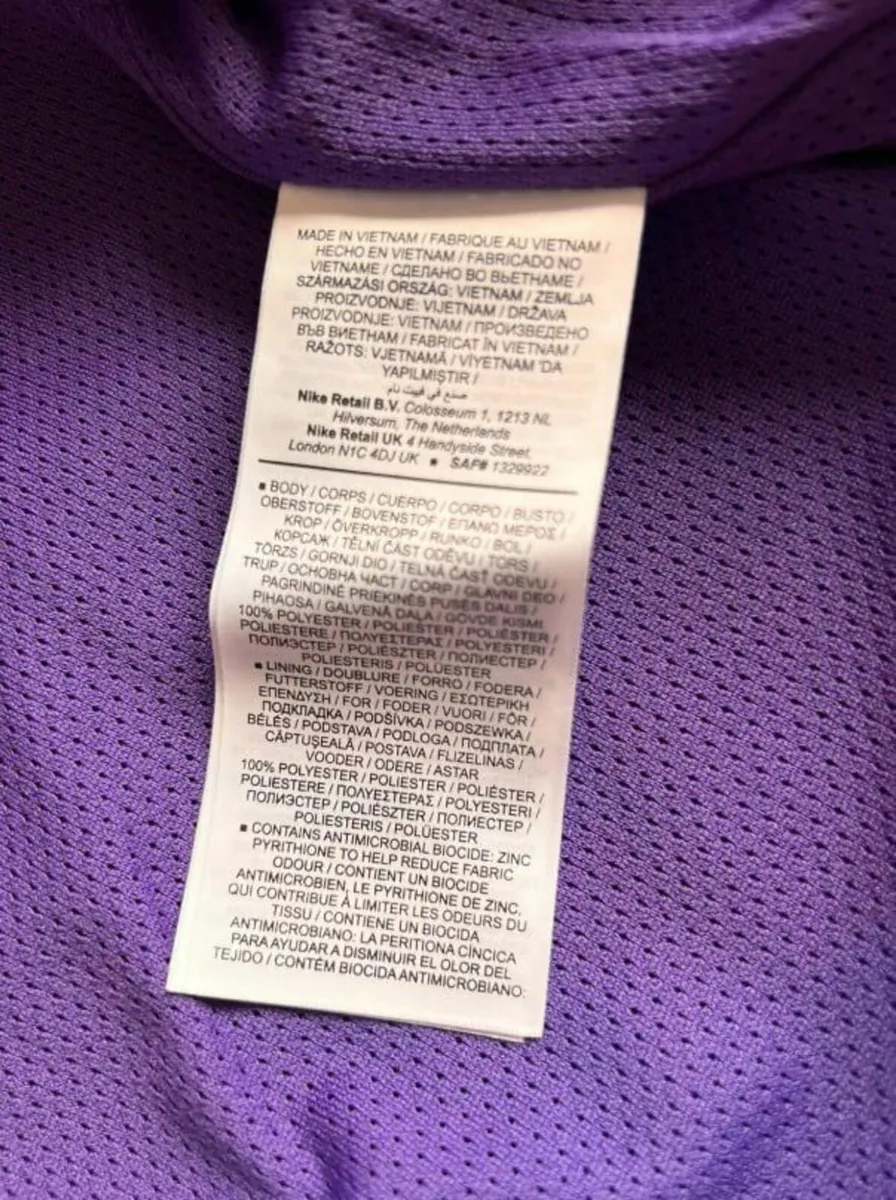 Supreme x Nike Track Jacket purple - Image 2