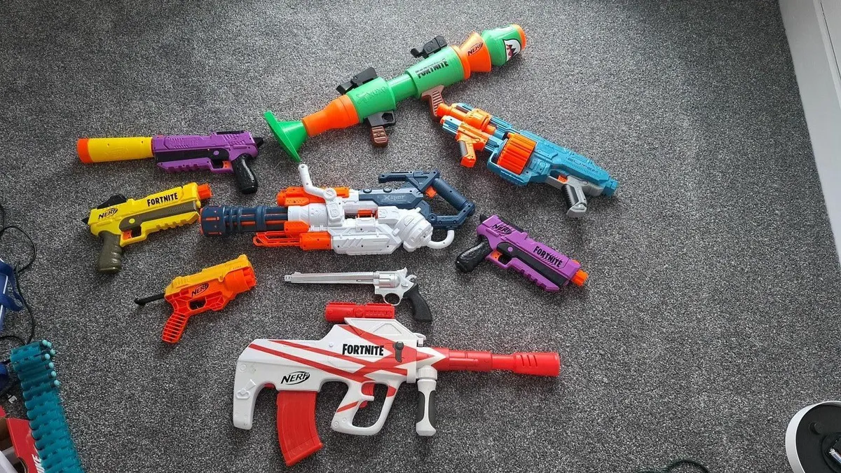 Fortnite and nerf guns