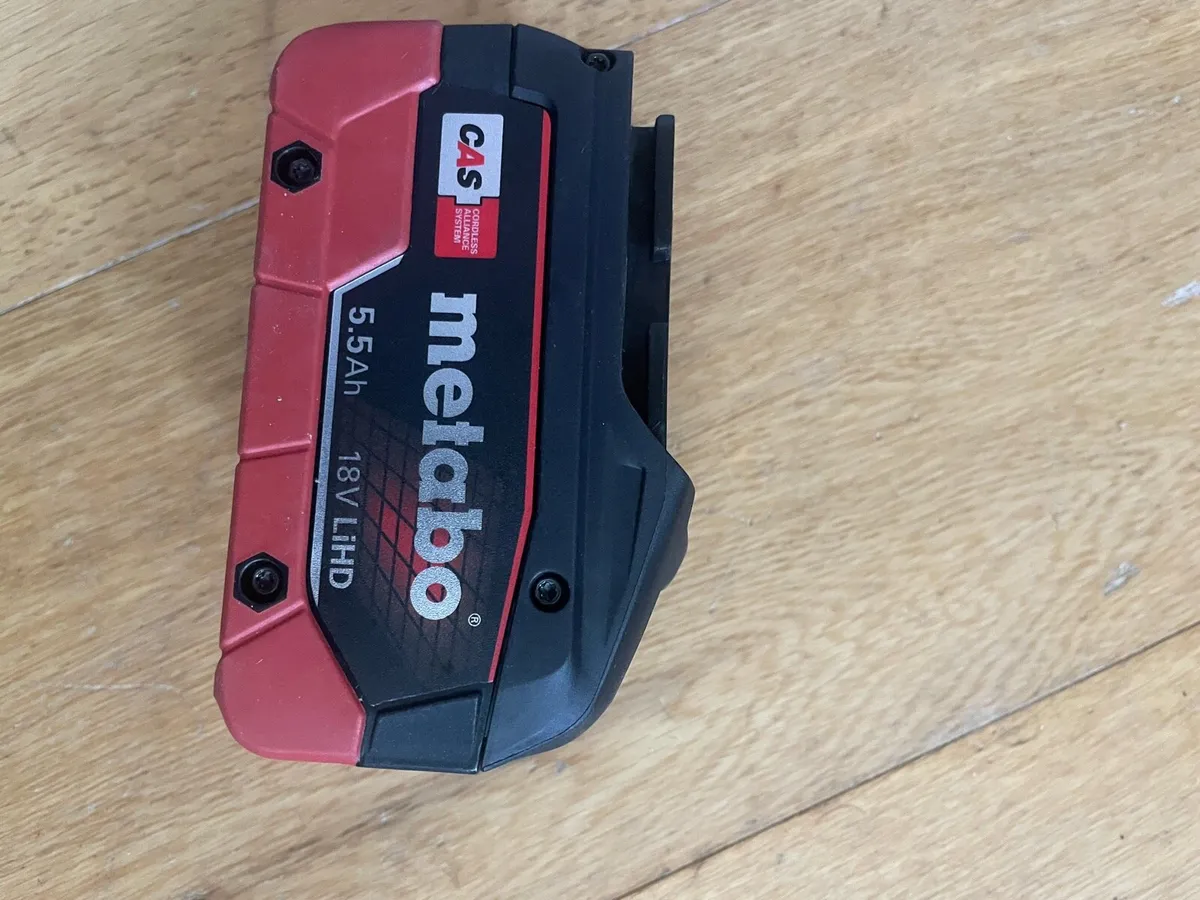 Metabo 18 v 5.5 ah lihd battery mint like new