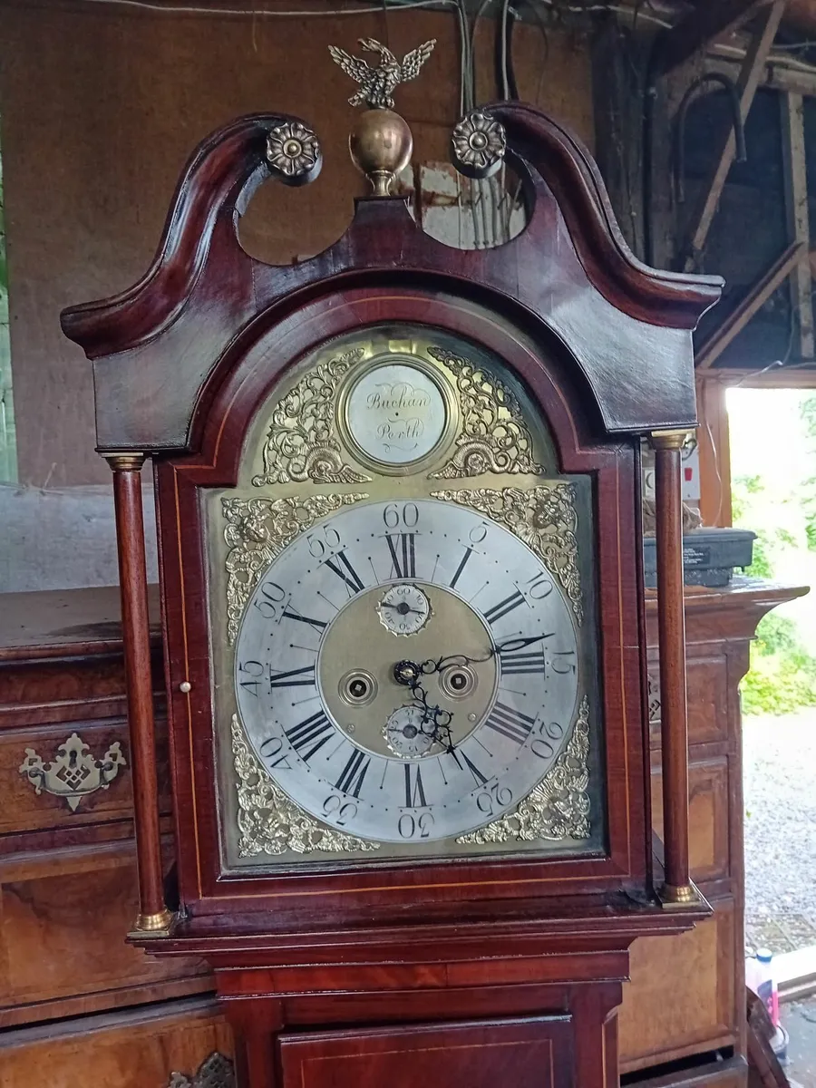Antique Grandfather Clock - Image 1