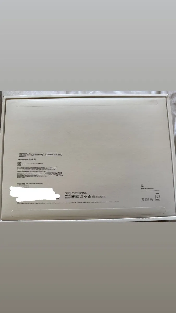 MacBook Air M4  - Accessories, Receipt & Warranty - Image 2