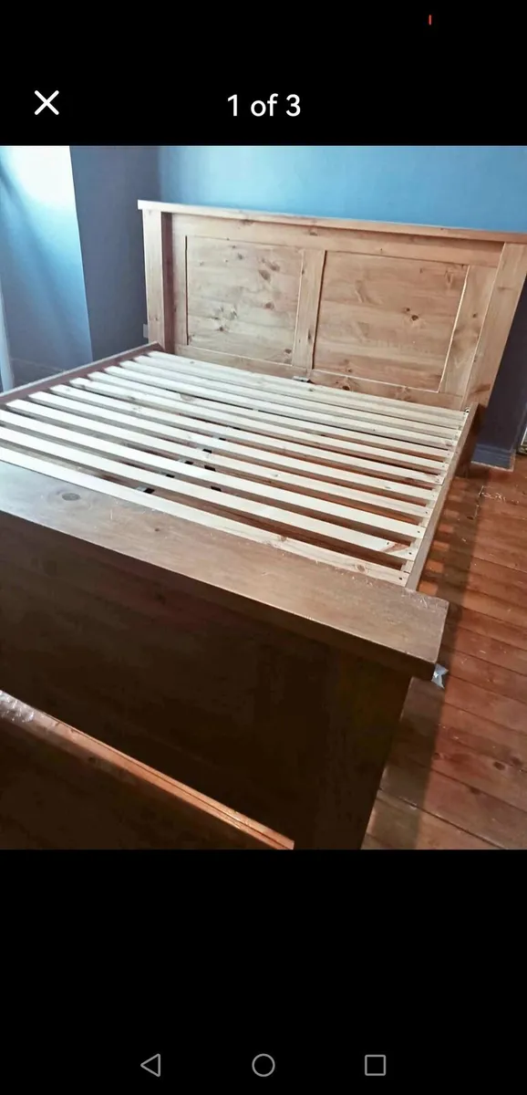 Superking 6ft solid wood bed frame