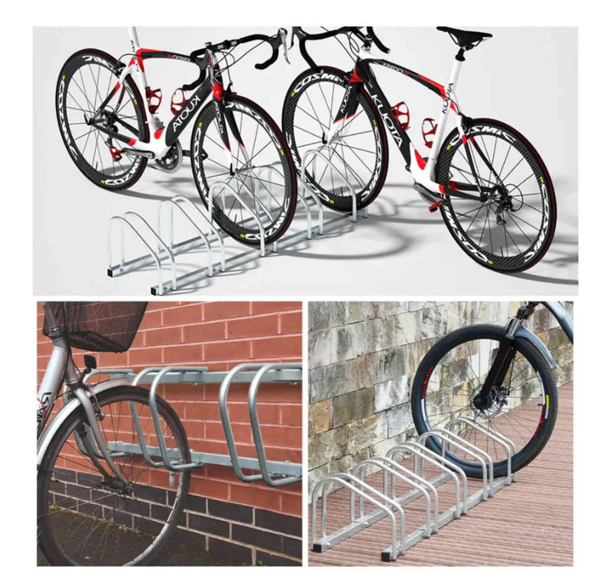3, 4 or 5 Bicycle Parking Rack Bike Stand - Image 3