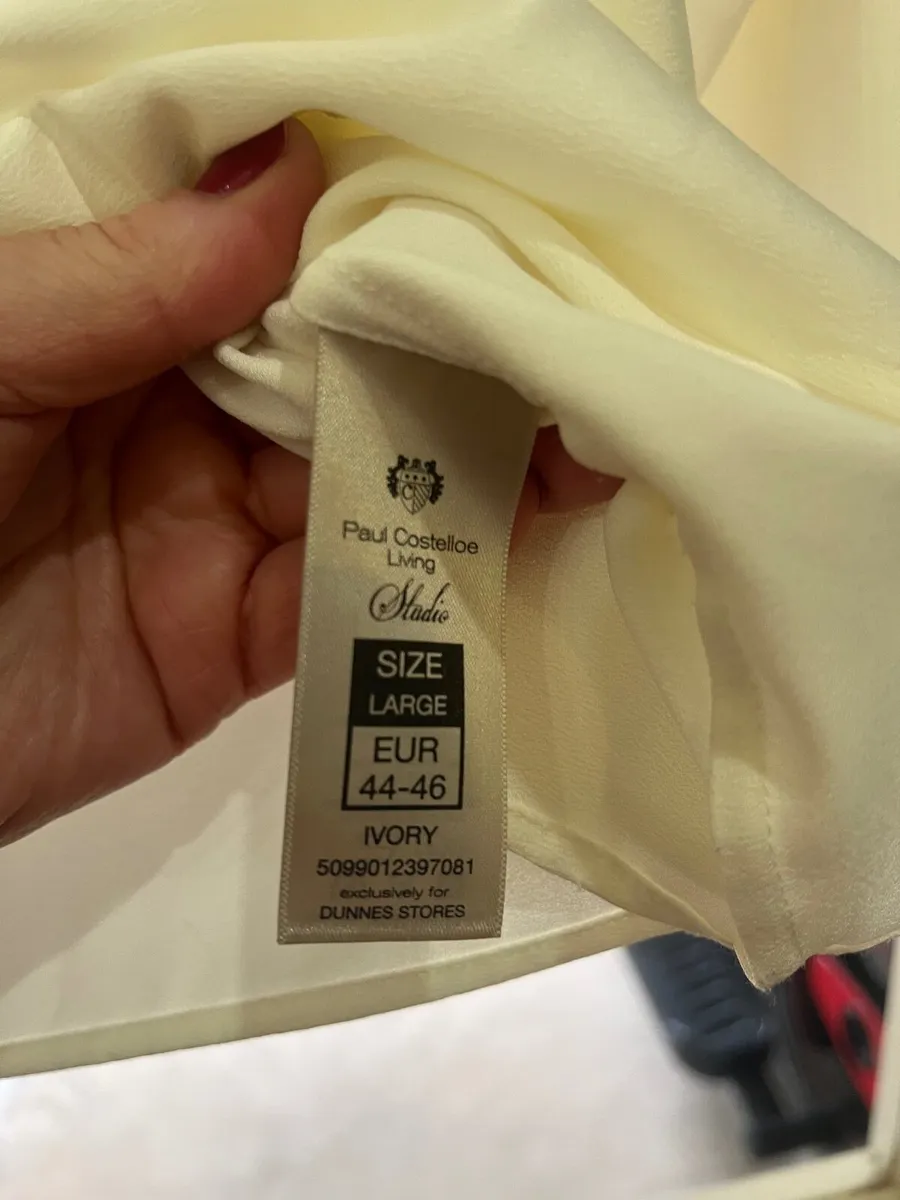 Paul Costelloe Ivory blouse - Image 2