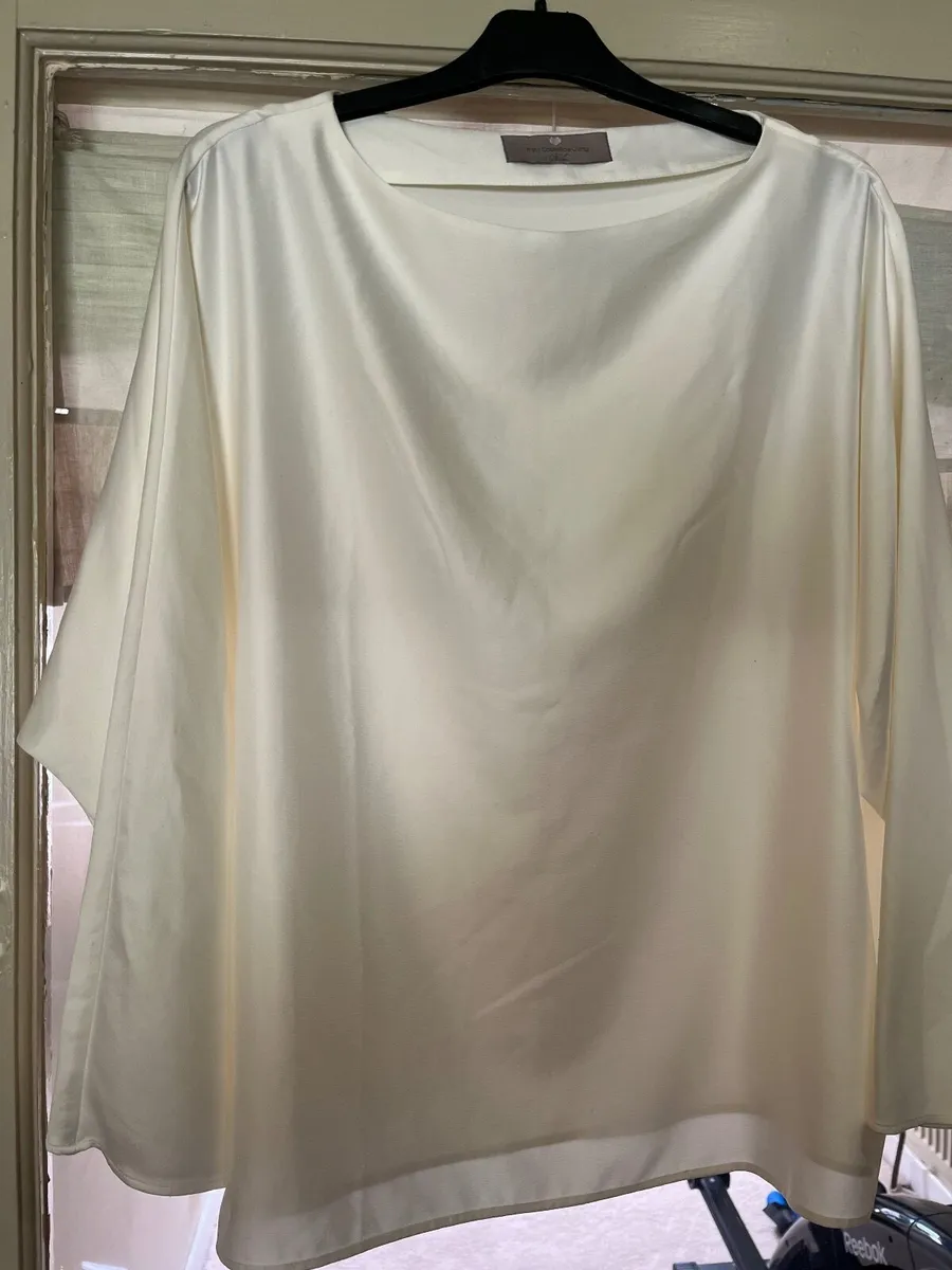 Paul Costelloe Ivory blouse - Image 1