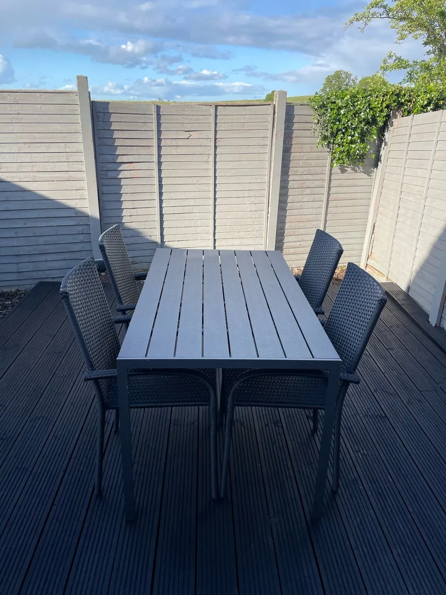 Garden Furniture Table and Chairs - Image 2