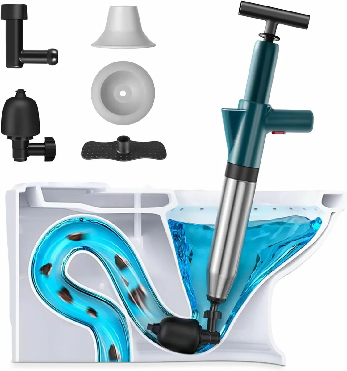 High-Pressure Air Drain Blaster Plunger for toilet - Image 1