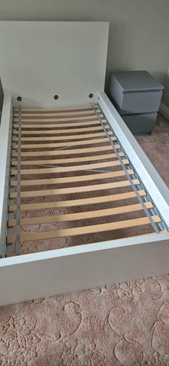 Bed frame and locker - Image 1