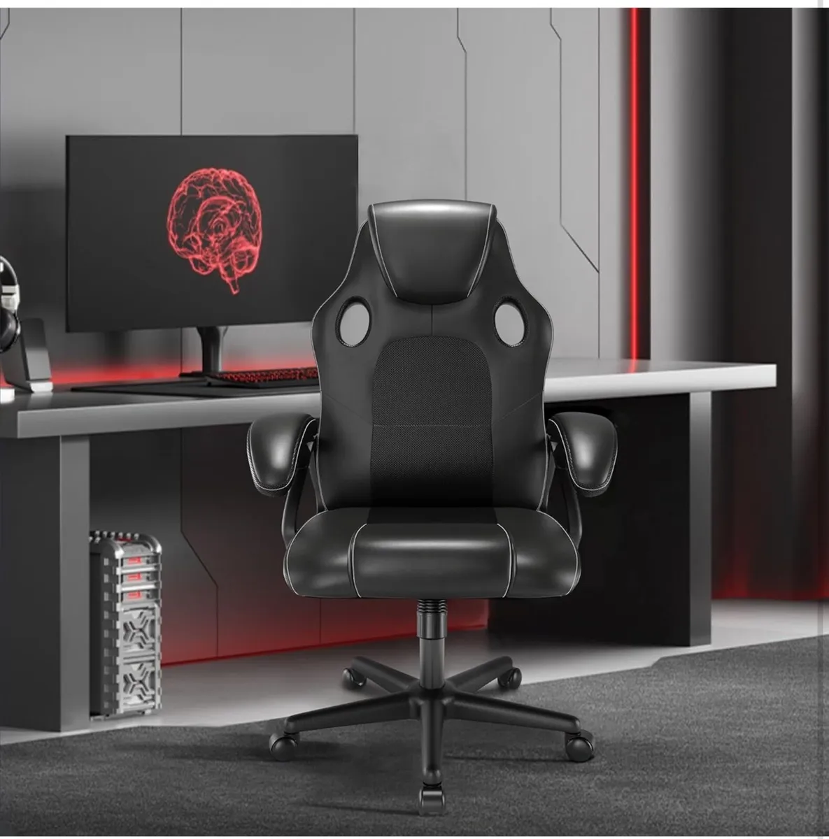 Ergonomic high back seat with breathable mesh inse - Image 3