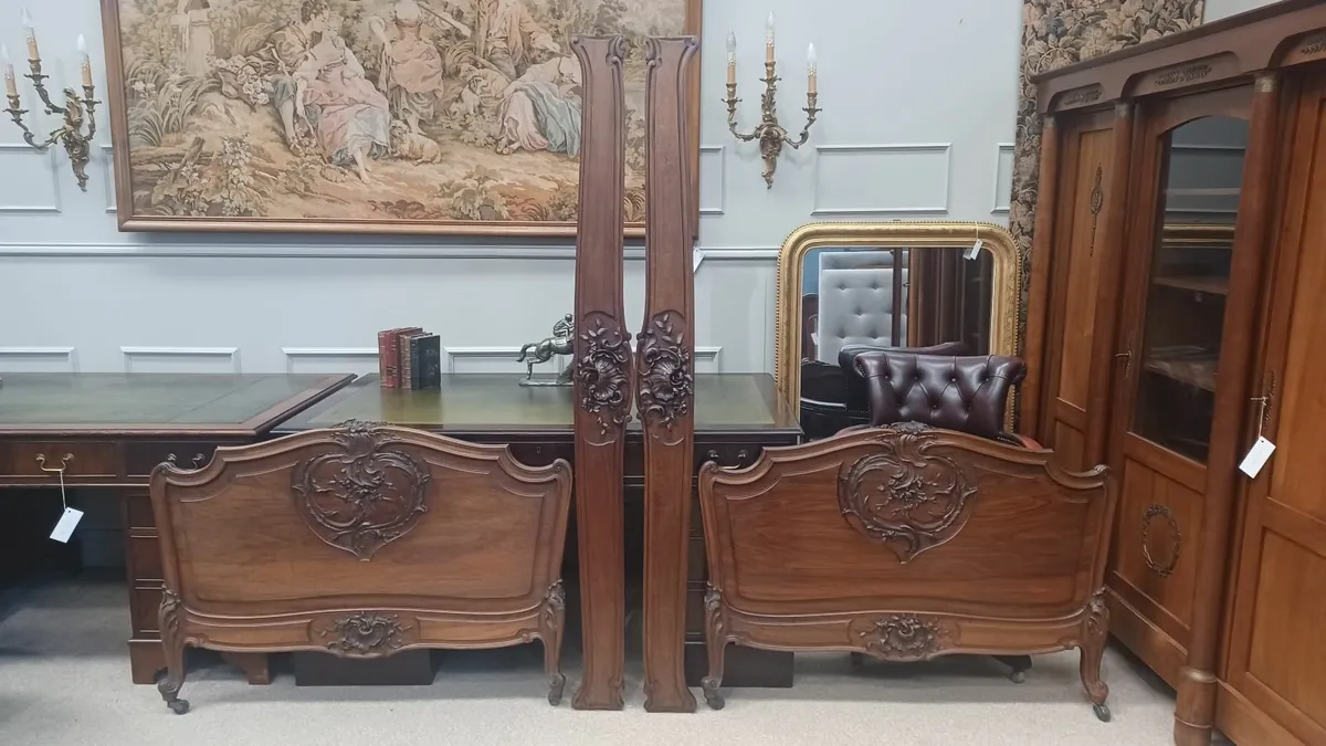 French antique Louis XV Single Bed - Image 2