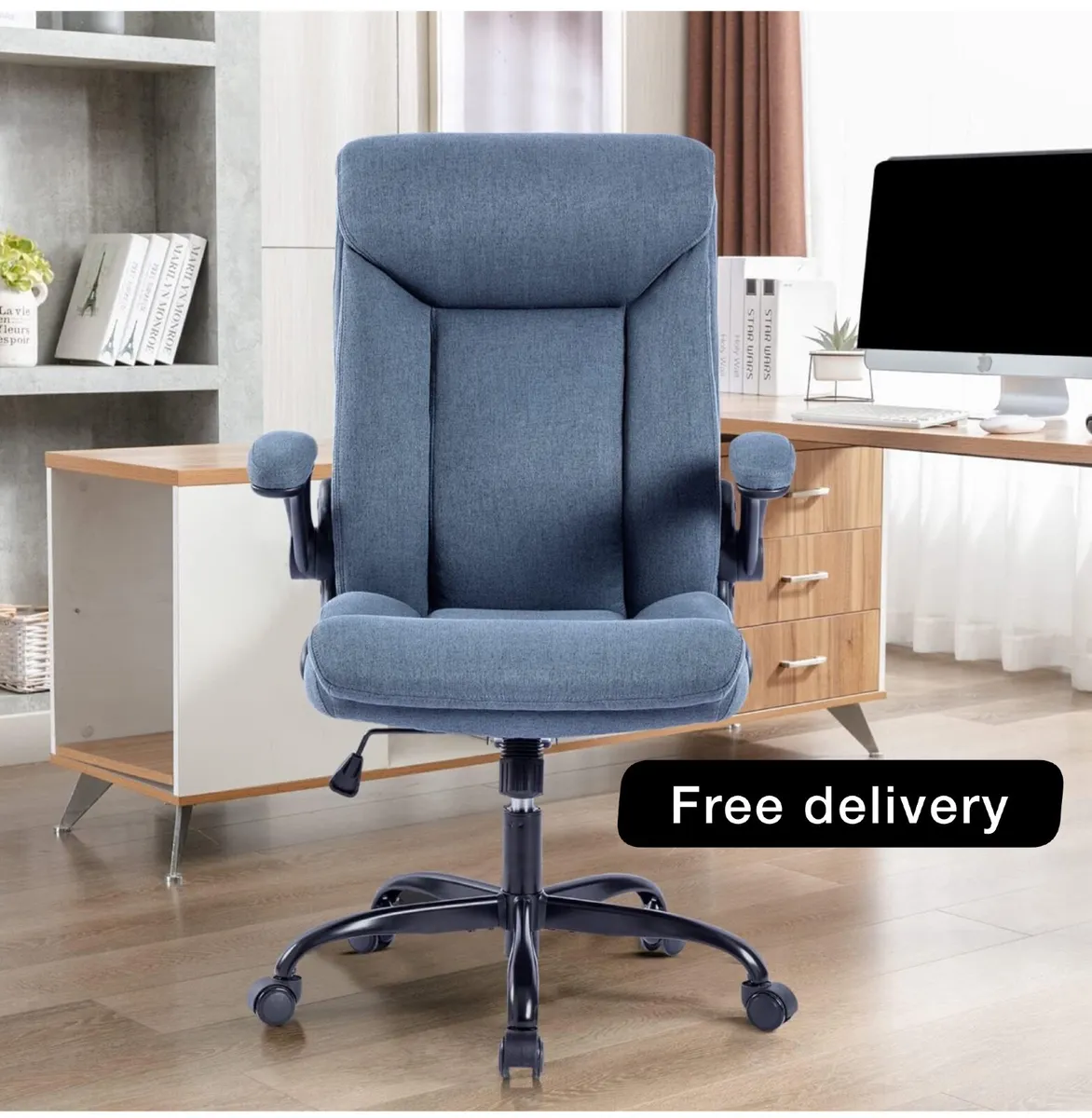Executive Office Chair, Ergonomic Computer Desk Ch - Image 1