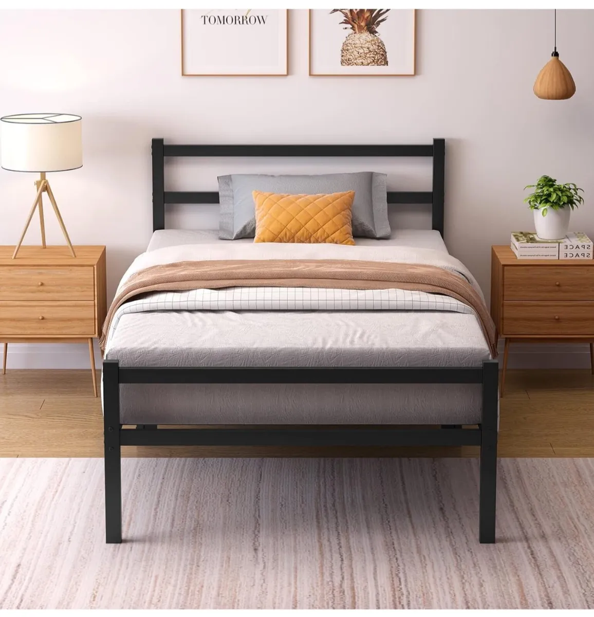 Single Bed Frames with Headboard 3ft - Image 4