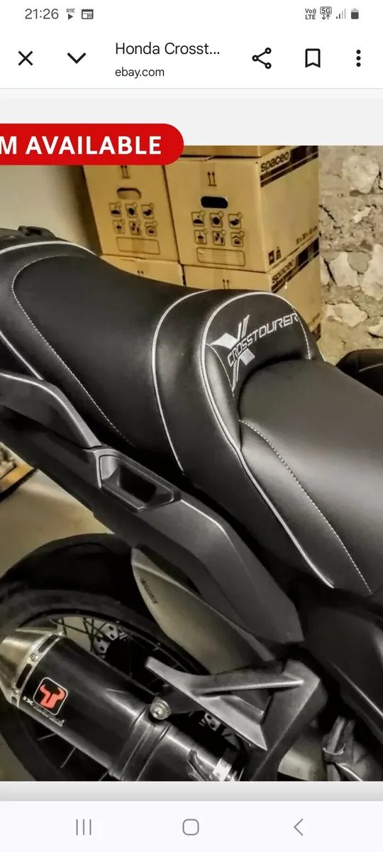 Top sellerie seat for crosstourer - Image 1