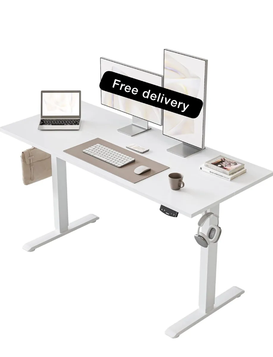 Electric Standing Desk, 120 x 60 cm Height Adjusta - Image 1