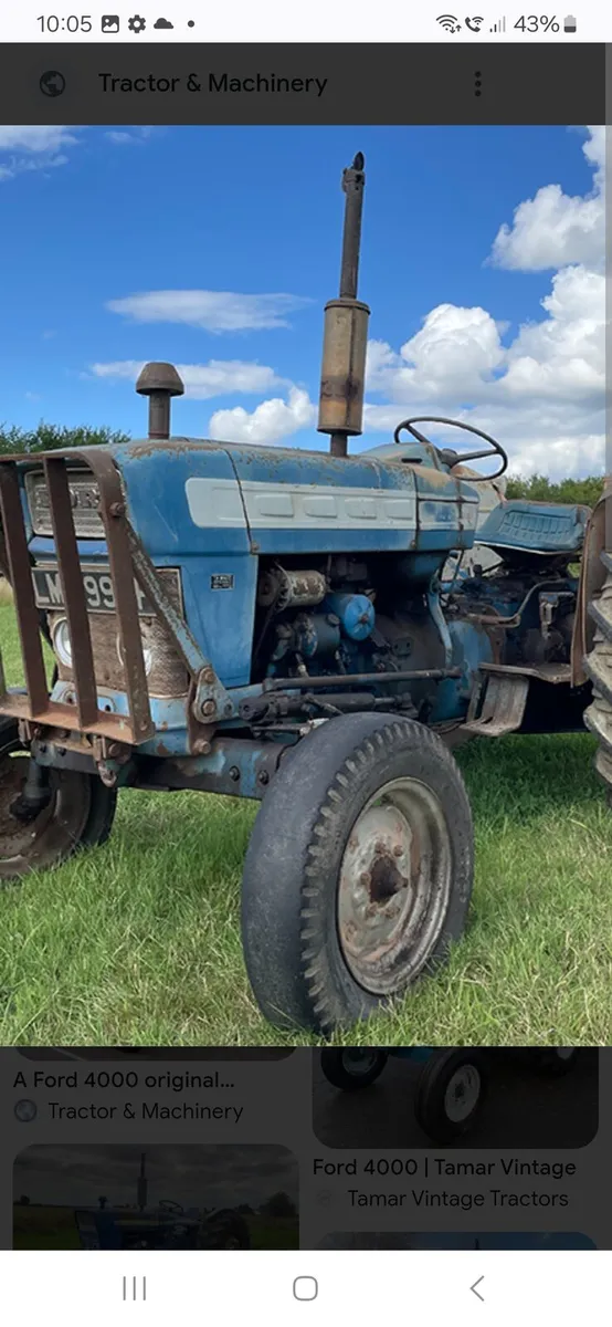 Ford 4000 wanted - Image 1
