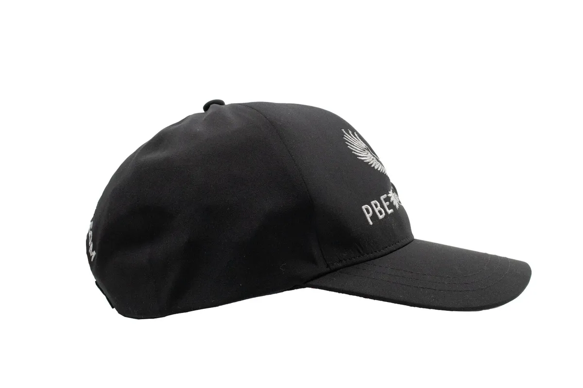 Golf Hat / Baseball Hat - (Black & Silver) - Image 4