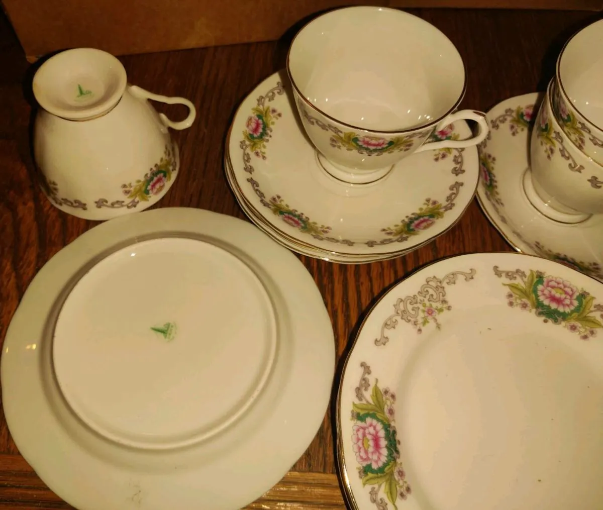 CHINESE AFTERNOON TEA SET, 24CT Gold Painted ! - Image 3