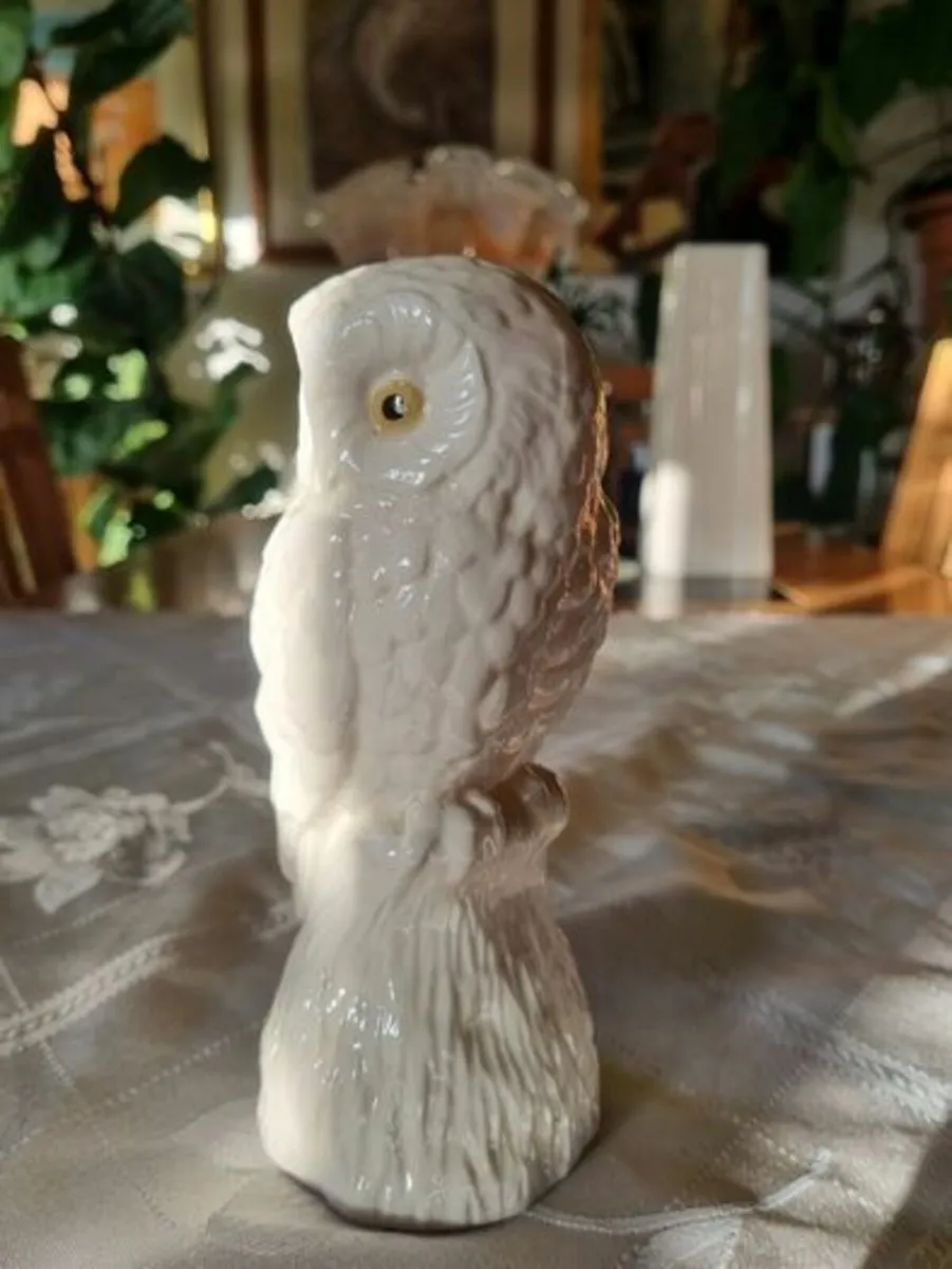 Donegal Parian China White Owl Figurine - Image 2