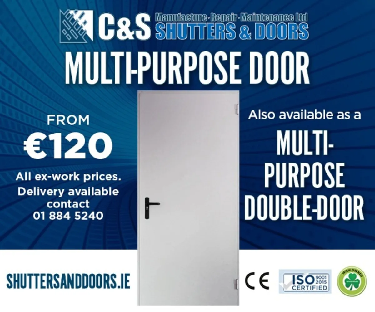 Steel security doors