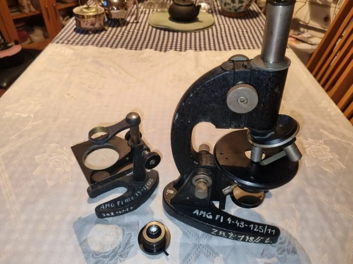 Vintage microscope - Medical Academy Gdansk - Image 3