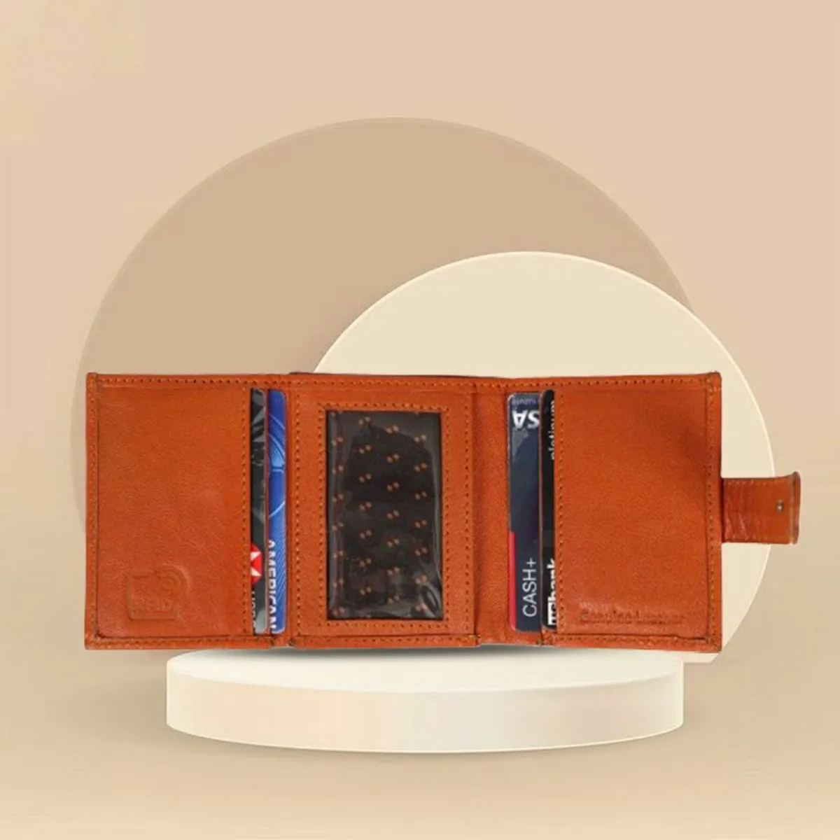 RFID Card Case – Slim Leather Pop-Up Wallet - Image 3